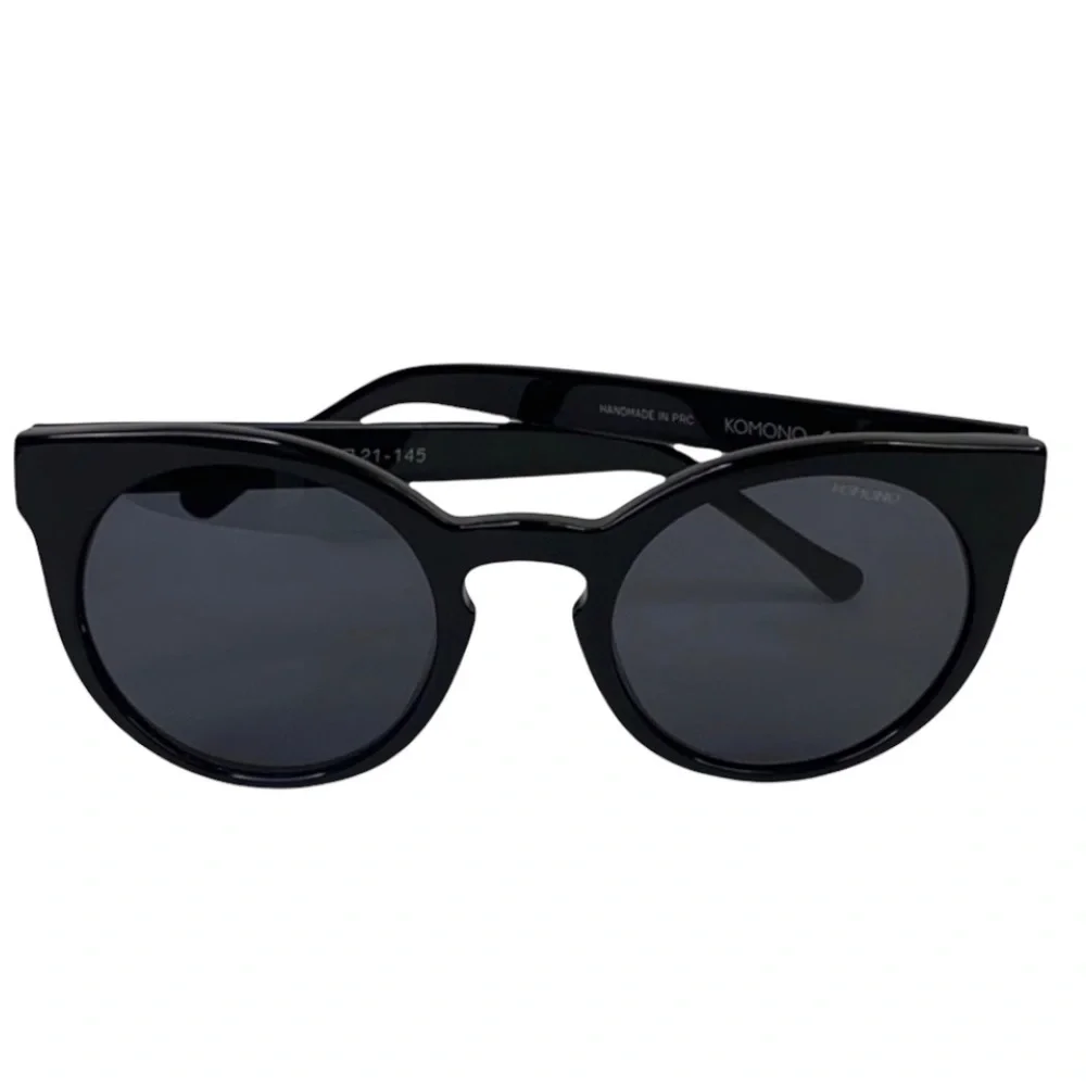 Komono Sunglasses NEW Lulu Glossy Black cat eye